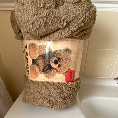Supersoft teddy bear blanket - bear,