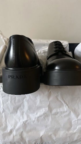 Brand new prada leather shoes - new,