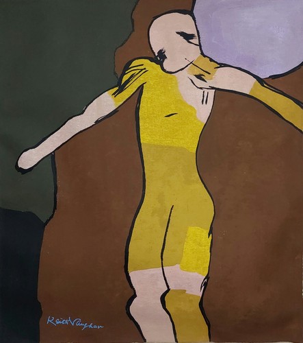 Keith vaughan signed abstract - vaughan,