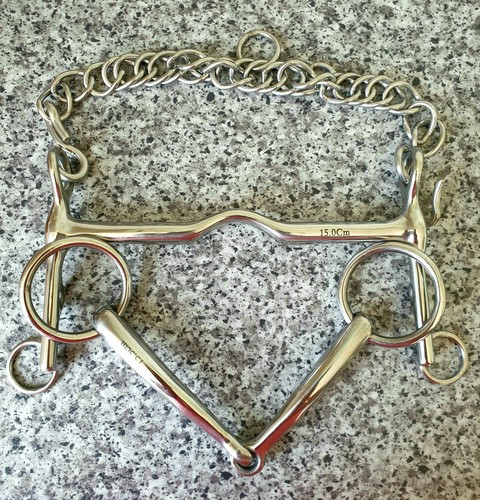 Pony double bridle set - double,
