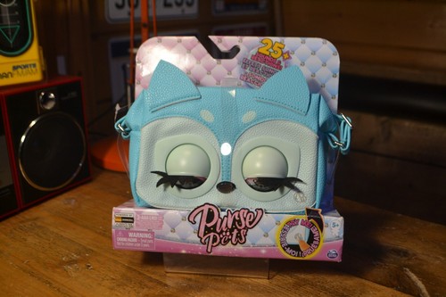 Purse pets fierce fox blue - pets,