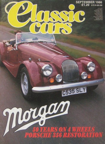 Classic cars magazine 1986 - magazine, 09/1986