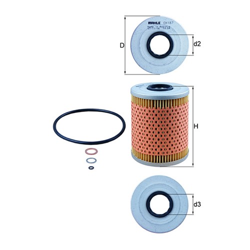 187d oil filter fits bmw - filter,