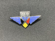 Vintage SABENA Belgium Airlines Enamel Pin Badge 1960s.Collectible. U15 110