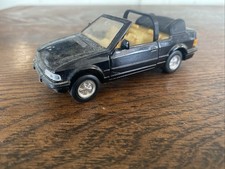 HOBBY CARS Ford Escort XR3i Convertible In Black  Ideal Code 3 Pullback#716