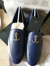 new RRP £575 GIUSEPPE ZANOTTI LOAFERS shoes slip ons SAILOR  size uk 10 eu 44 j.