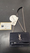 YSL Sunset Medium Crocodile