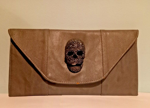 New fashion grey clutch - new,