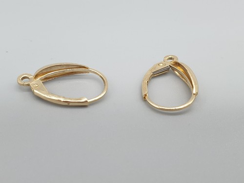9ct yellow gold - yellow, earrings