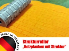 Texture Roller "Wooden Planks with Texture" Roller Model Making 1:87 1:72 1:35