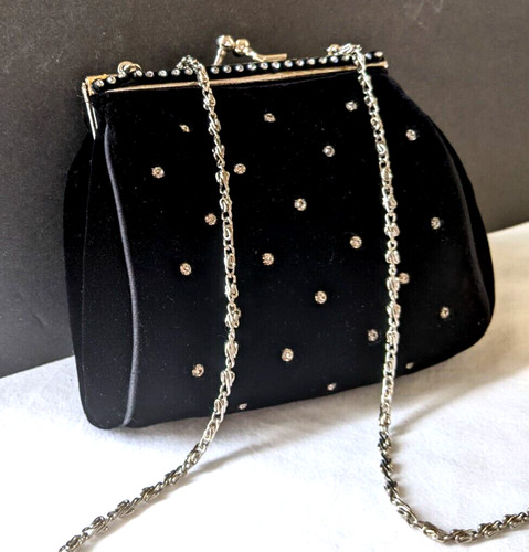 Elan evening bag purse - bag, black