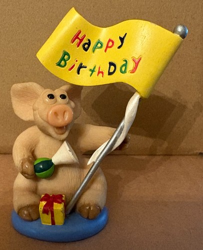 Piggin happy birthday - happy, birthday(yellow