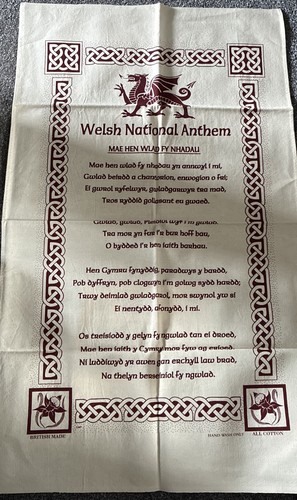 Welsh national anthem tea - anthem,