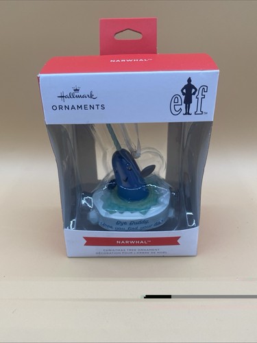 Hallmark 2025 elf - narwhal, red