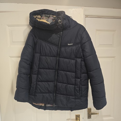 Womens barbour coat navy - uk, 10