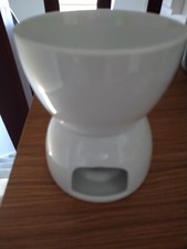 White Porcelain Chocolate Fondue Set by Sainsbury's