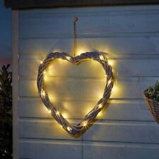 Solar LED Heart Ornament Wall