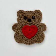 CROCHET Teddy Bear Applique, 1