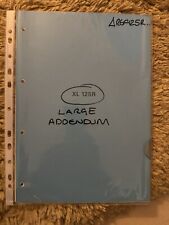 Honda XL125R Workshop Blue Workshop Manual Addendum/factory Supplement/update