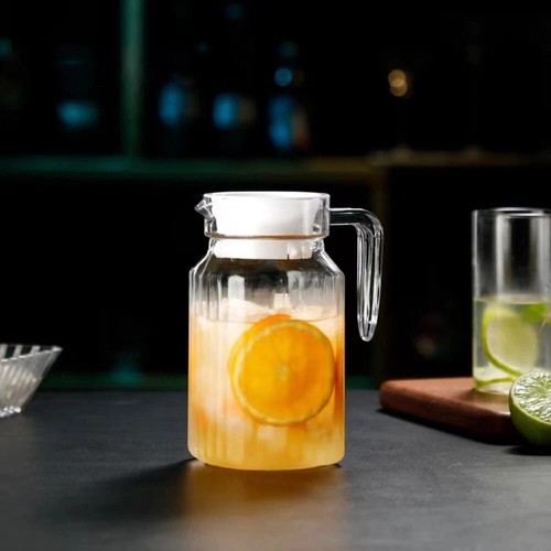 Slim glass fridge jug 750ml - glass,
