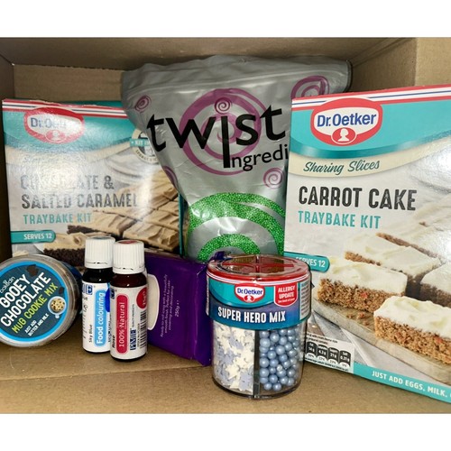 Cake mix baking - baking, items