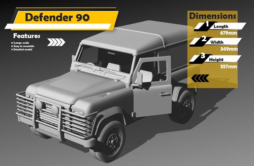 Scale landrover for use - 1/6,