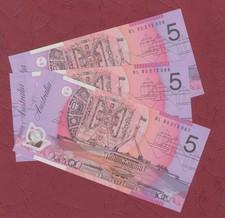 AUSTRALIAN BANKNOTE $5 Five