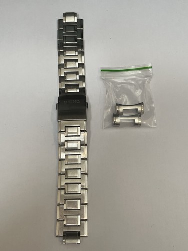Seiko 4a081 21mm stainless - 4a081-c-c,