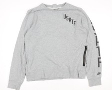 Nike Men's Grey USATF Pullover