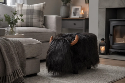 Carlos black highland - black, cow