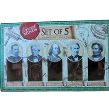 Great Minds Set of 5 Puzzles metal and wood. Excellent condition.