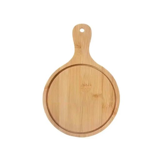 Wooden pizza plate serving - wooden,