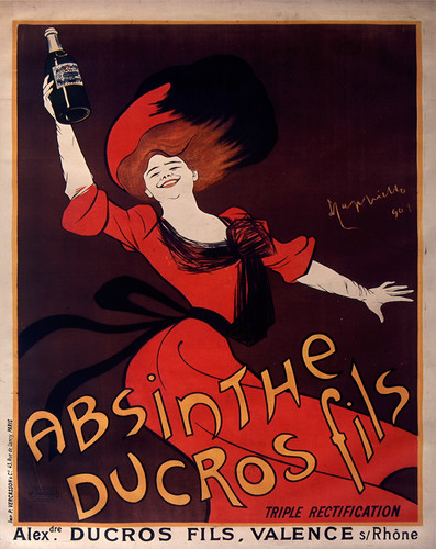 Absinthe ducros fils poster - ducros,