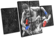 UFC MMA Grunge Nick Diaz Sports MULTI CANVAS WALL ART Picture Print
