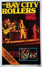 The Bay City Rollers on Tour Exclusive Pictures Poster Magazine 1975. VGC.