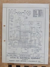 Original LUCAS Humber Snipe