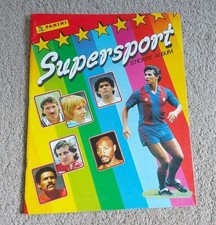 Panini Supersport 1987 Empty Sticker Album With Poster