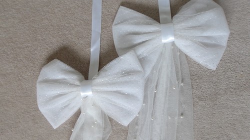 Wedding pew ends