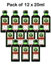 Box 20ml jagermeister - 12, x