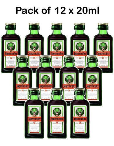 Box 20ml jagermeister - x,