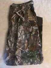 Rare SHIMANO TRIBAL COMBAT Trousers XXL Realtree Hardwoods Camo Carp Fishing