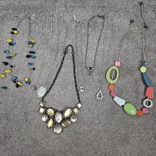 Costume Jewellery Necklace Joblot Bundle X9 East 925 Autograph M&S Chunky Chain