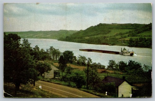 1949 ripley ohio river barge - ohio,
