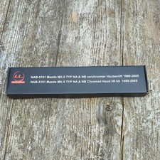 Mazda MX-5 MK1 MK2 Chromed Bonnet Gas Struts Hood Lift Kit 