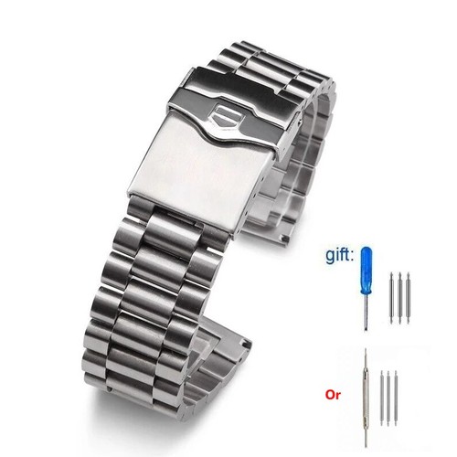 22mm stainless steel strap - stainless,