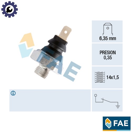 Oil pressure switch 11410 - pressure,