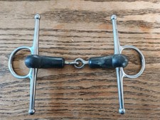 Rubber Fulmer Snaffle Bit. 5"