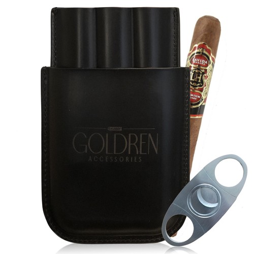 Genuine leather cigar case - cigar, 3