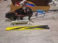 align trex 700xn Nitro Helicopter With OS Max 105HZ-R Never Flown Engine Not Run