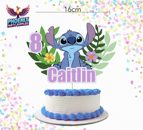 Personalised stitch cake - stitch,